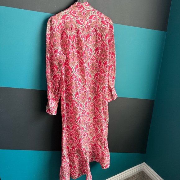 Zara Pink and White Ruffled Tiered Sundress - Picture 9 of 16